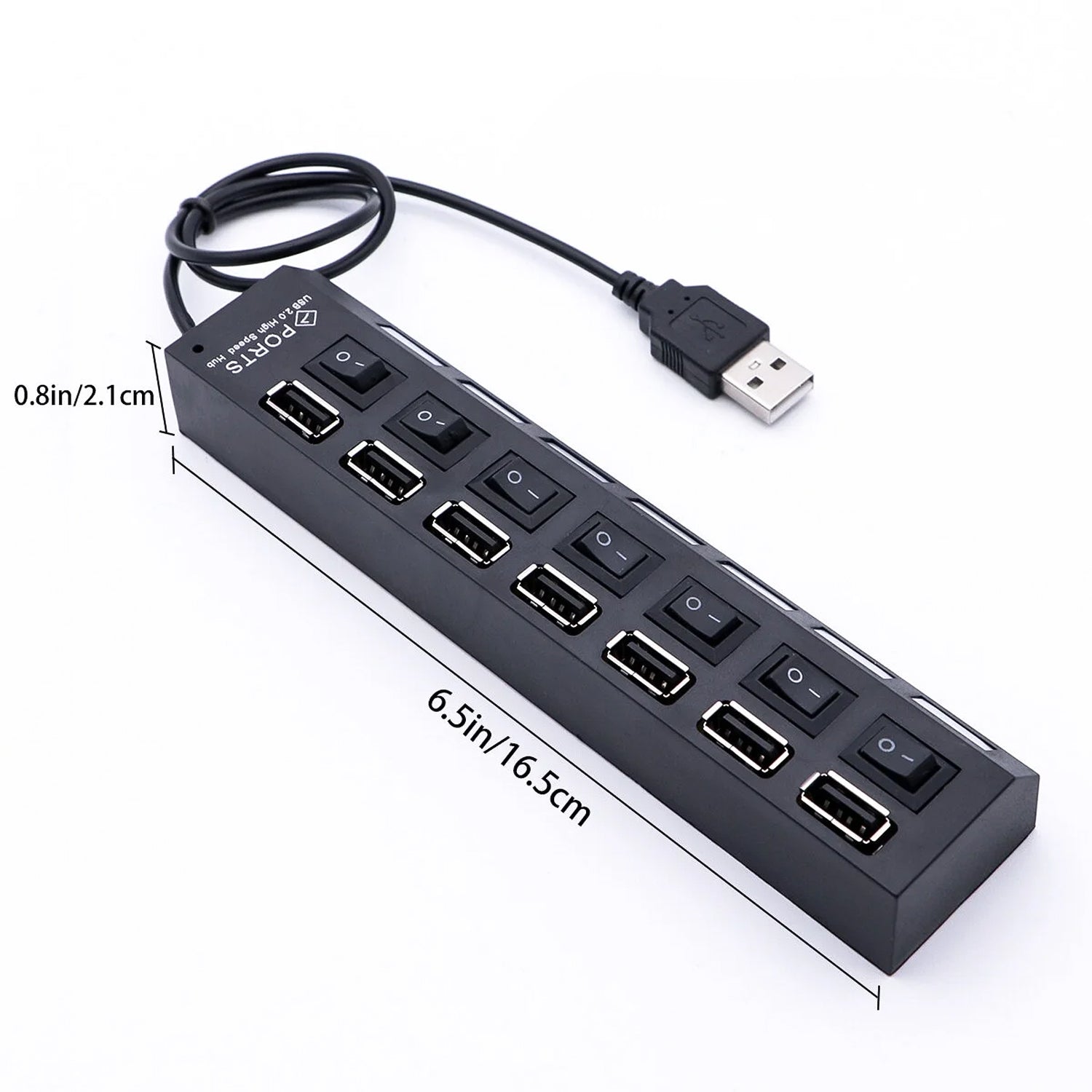 Usb Splitter Multi Port Usb 2.0 Hub 7 Port