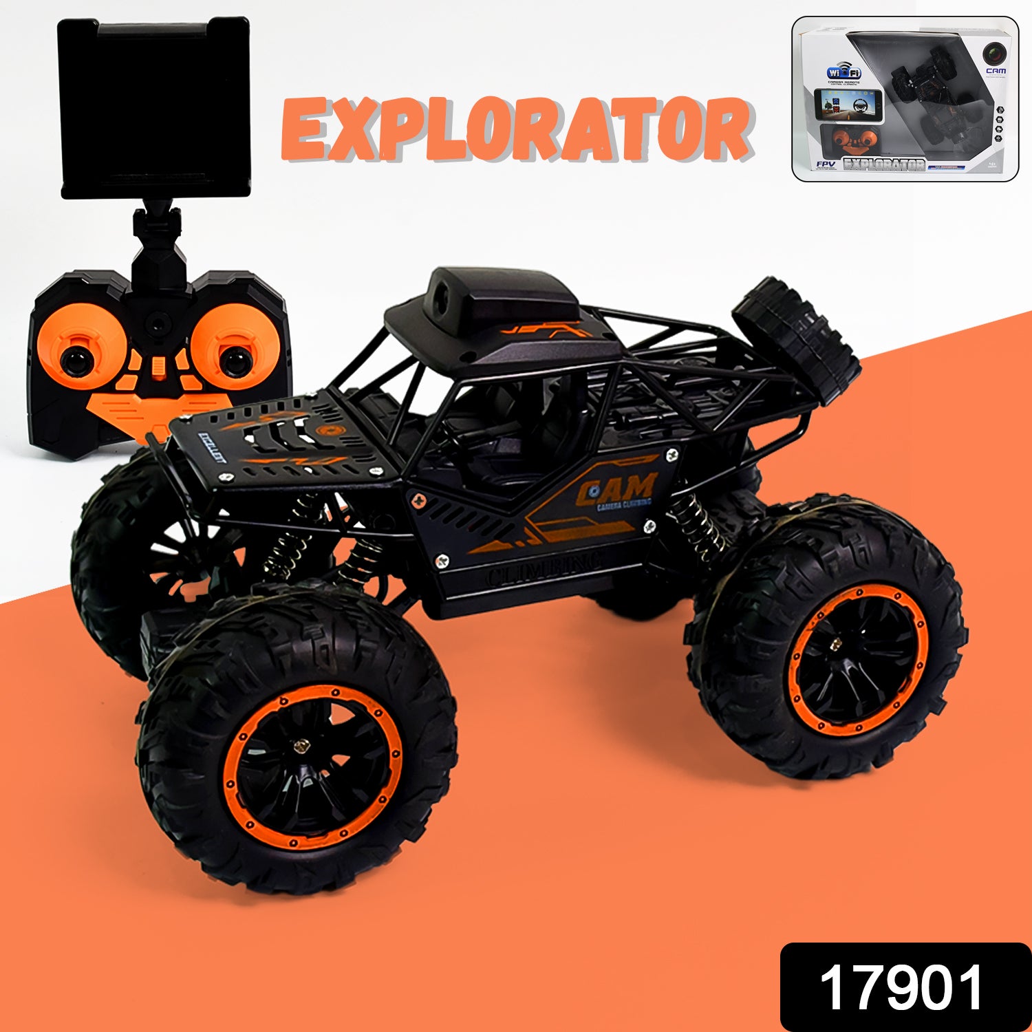 Monster Truck Remote Control Car With Camera