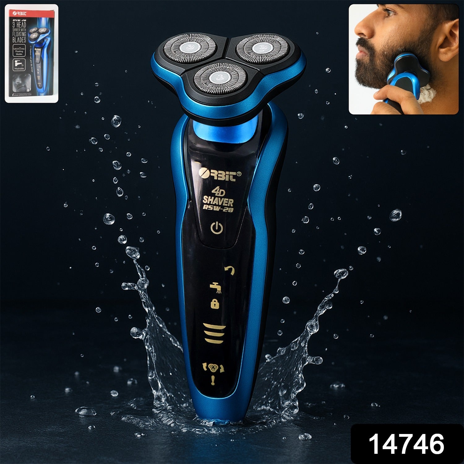 4d Rechargeable Electric Shaver (1 Pc)
