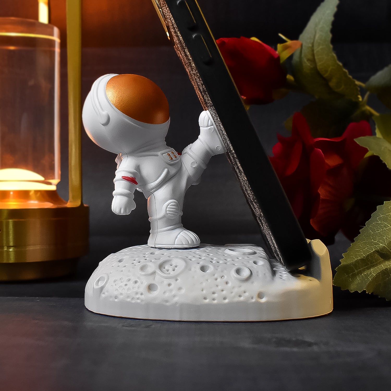 Mobile Holder Astronaut Phone Stand Planet Creative Fun 3d Design
