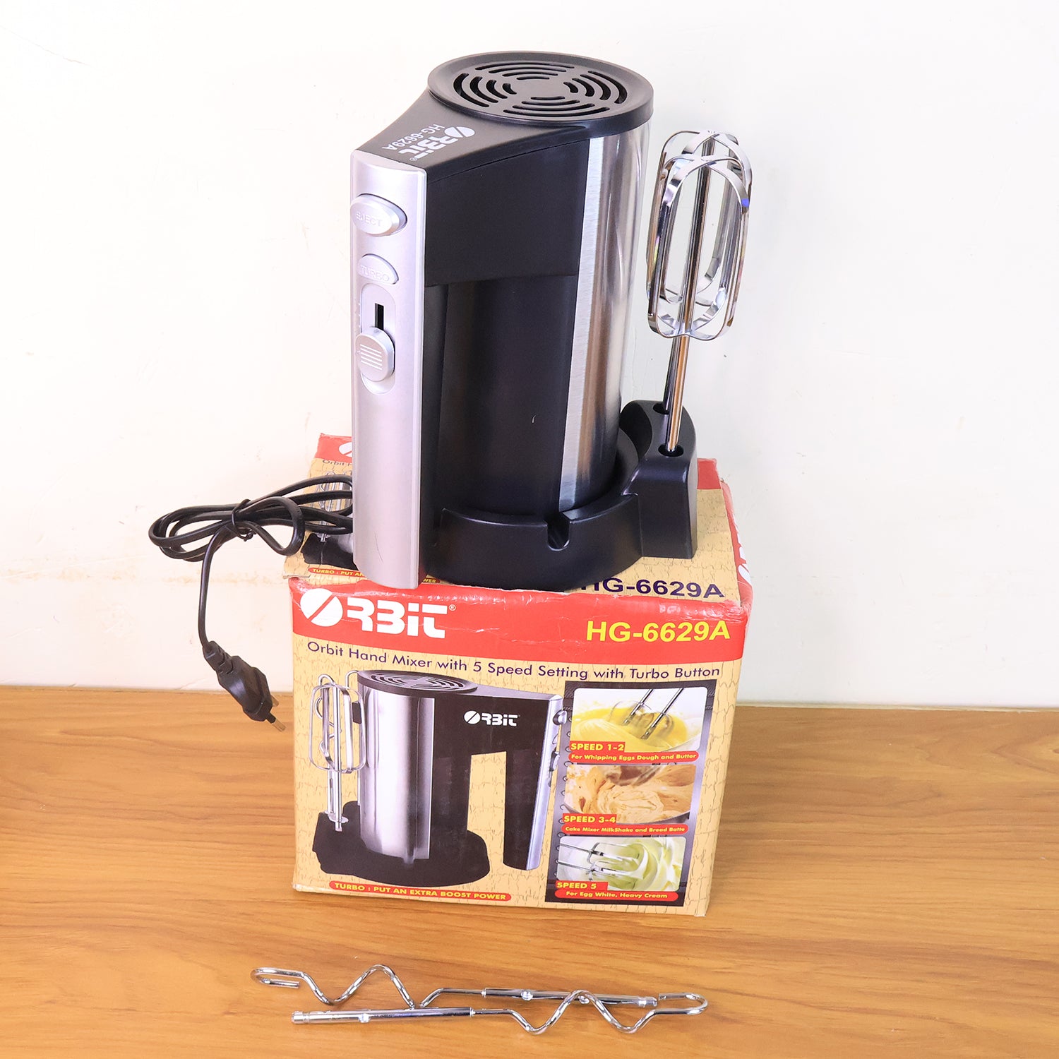 Stainless Steel Electric Hand Mixer - 450w