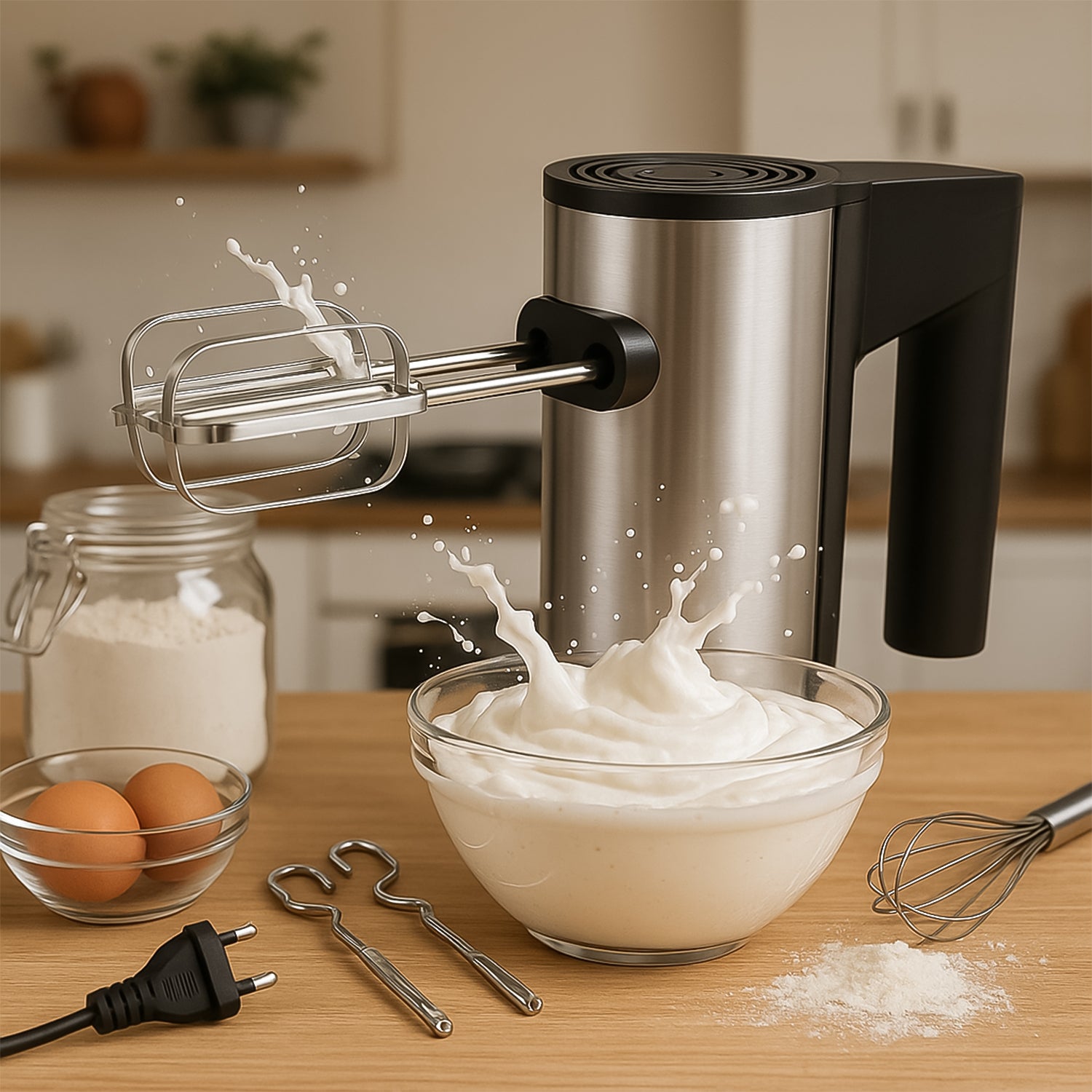 Stainless Steel Electric Hand Mixer - 450w