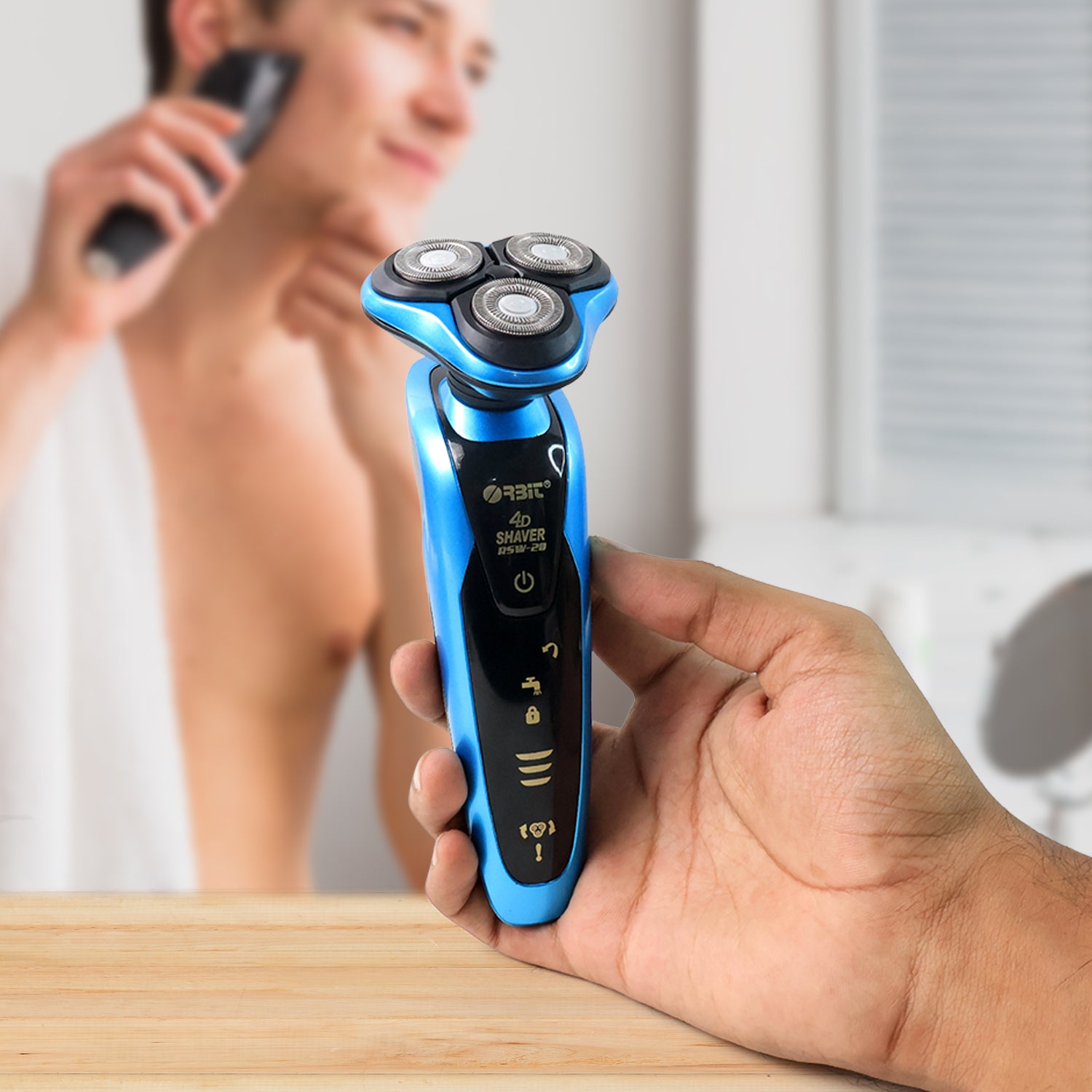 4d Rechargeable Electric Shaver (1 Pc)
