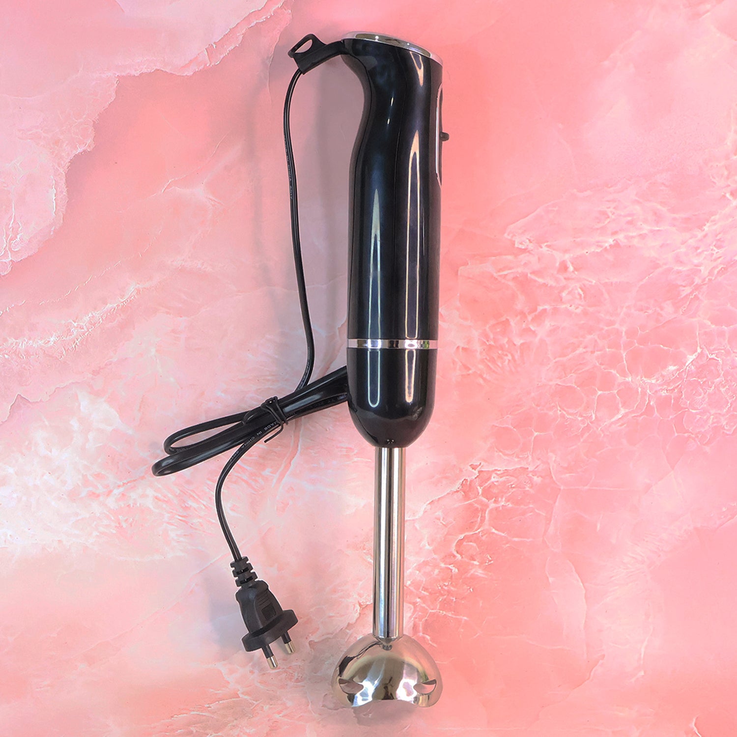 Electric Hand Blender With Stainless Steel Blade