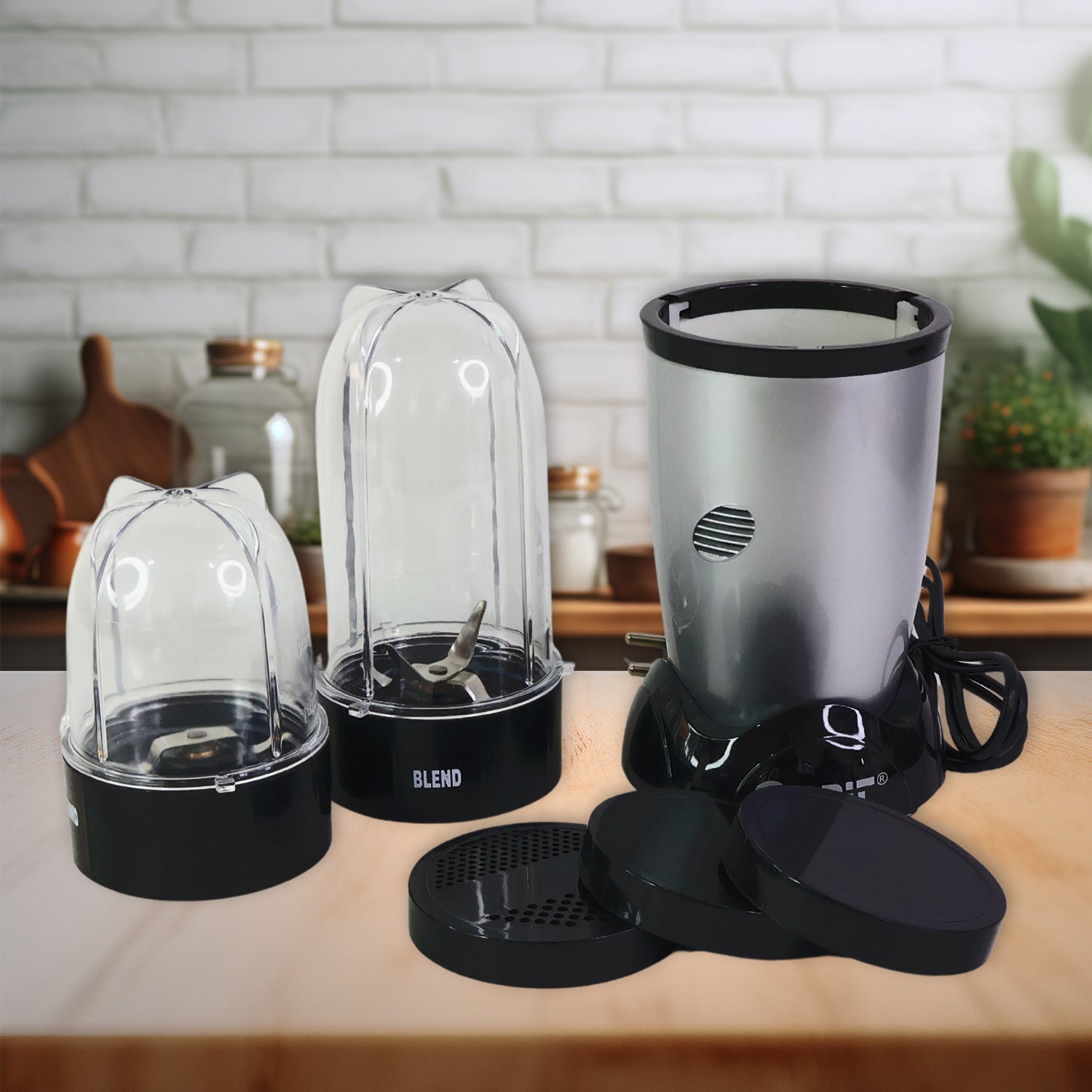 Multi-purpose Bullet Mixer - 400w With 2 Jar