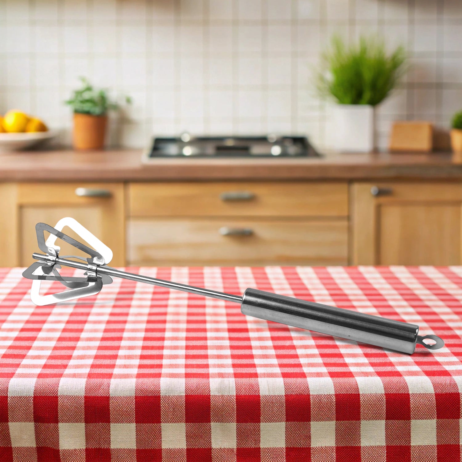 Hand Push Mixer Egg Whisk Stainless Steel Blender