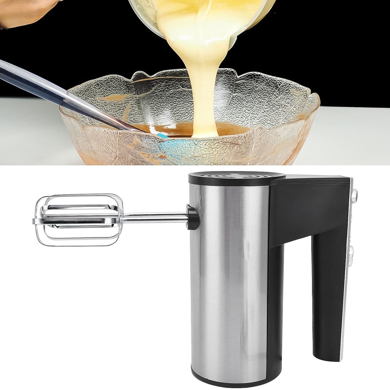 Stainless Steel Electric Hand Mixer - 450w