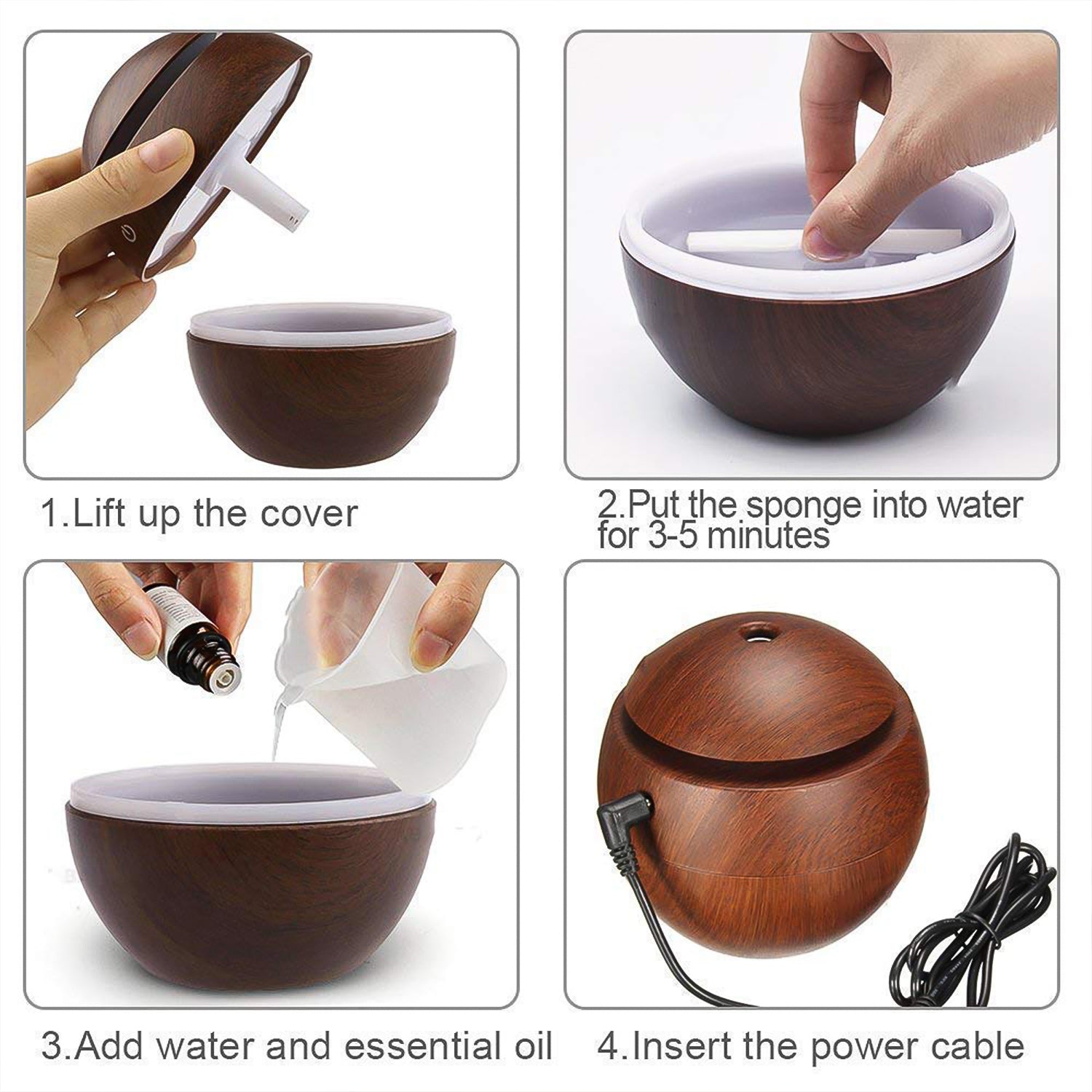 Aromatherapy Humidifier Usb Desktop