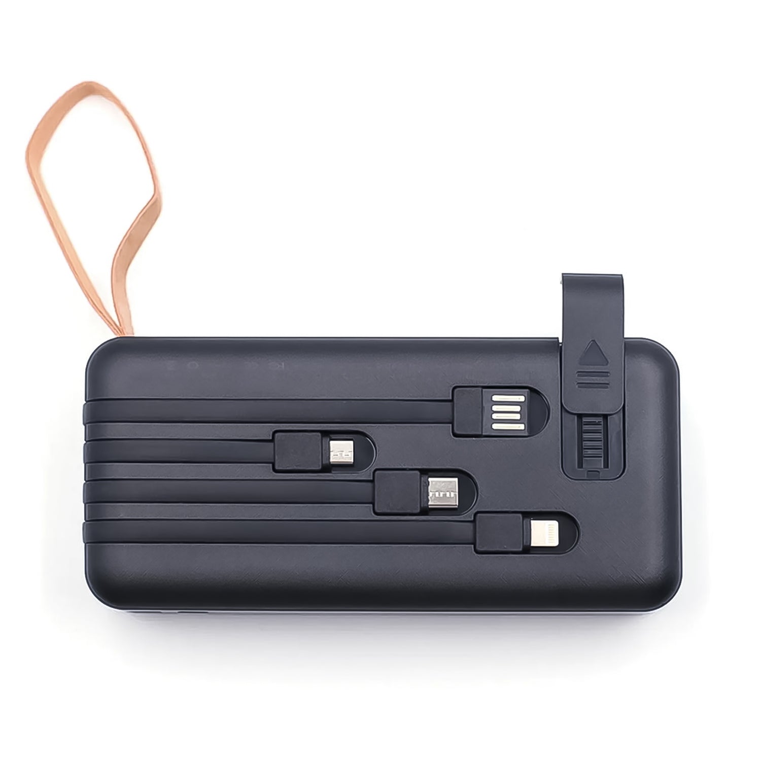 10000mah 12w Fast Charging Power Bank With Built 4 In 1 Usb