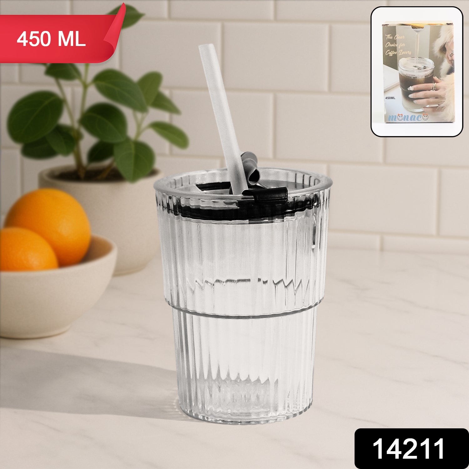 Monaco Premium Transparent Plastic Cup
