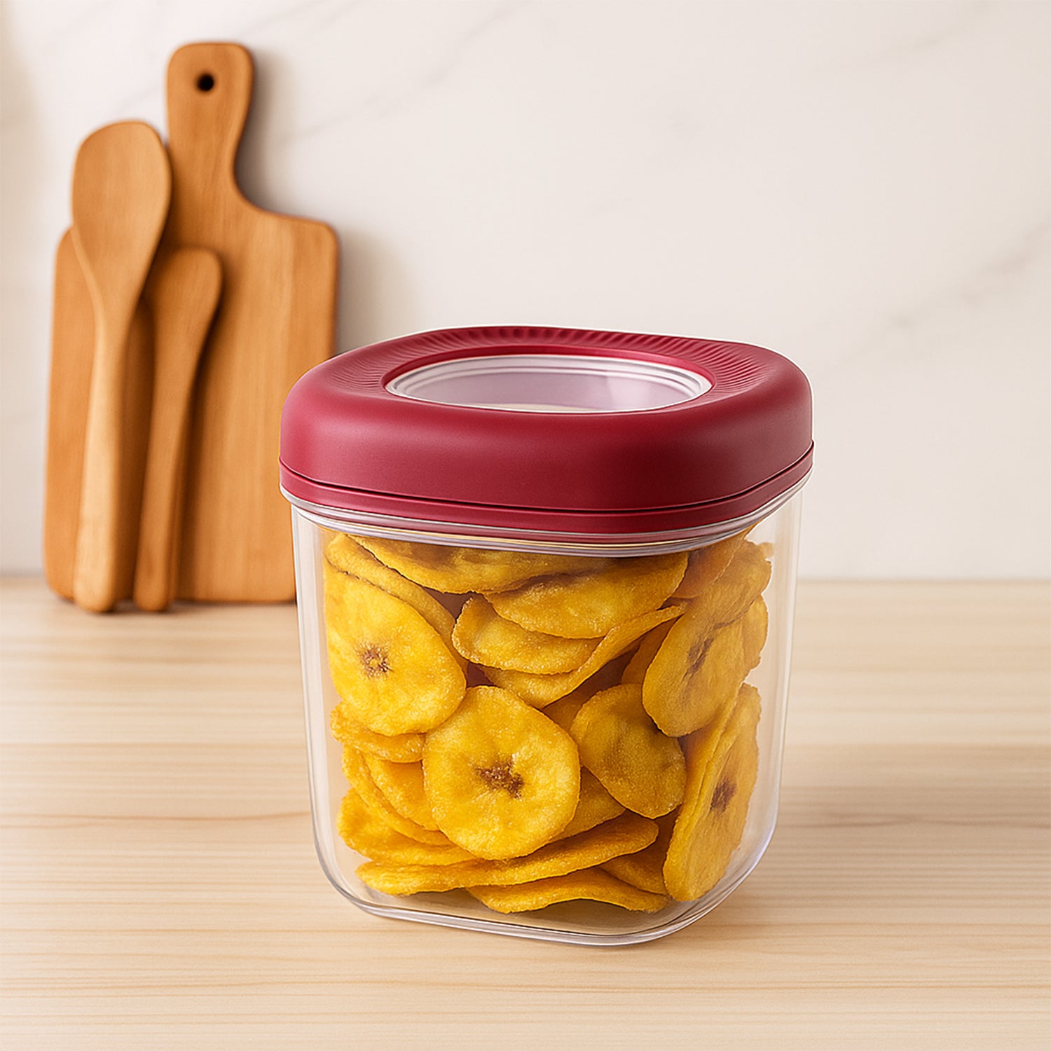 Transparent Twist Lock Kitchen Storage Container Set