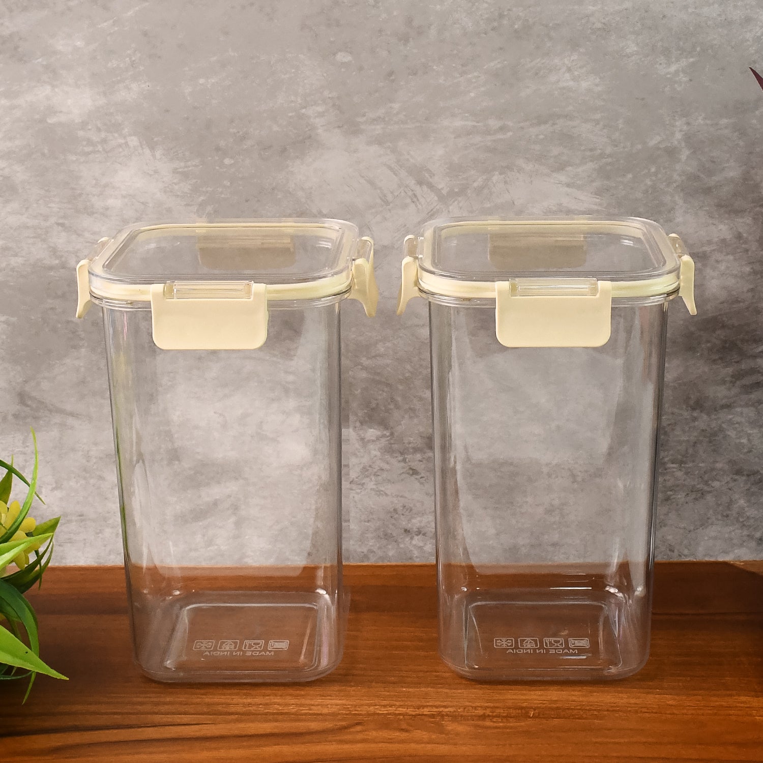 Press & Lock Airtight Kitchen Storage Container Set