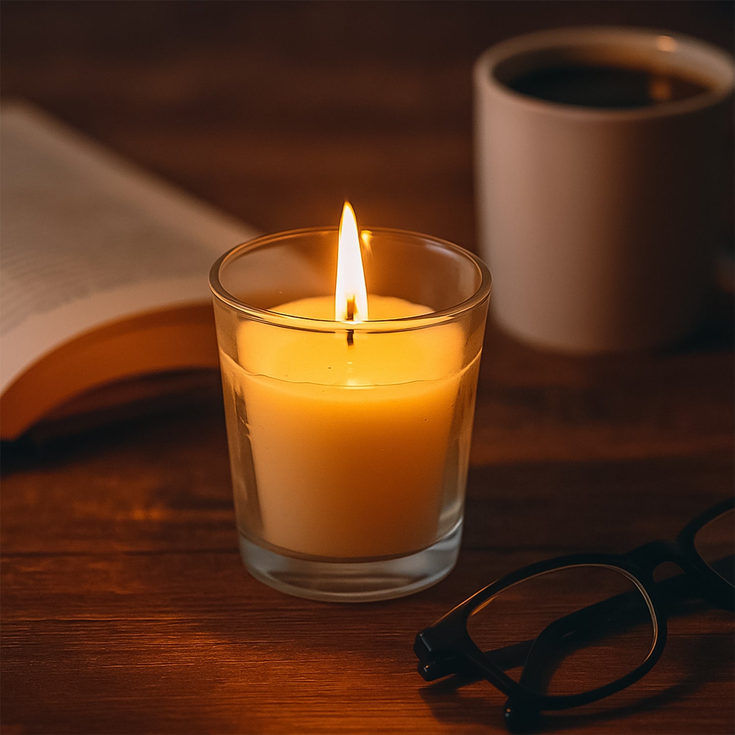 Inlief Scented Votive Jar Candle - sweet Dreams Soy Blend Candle