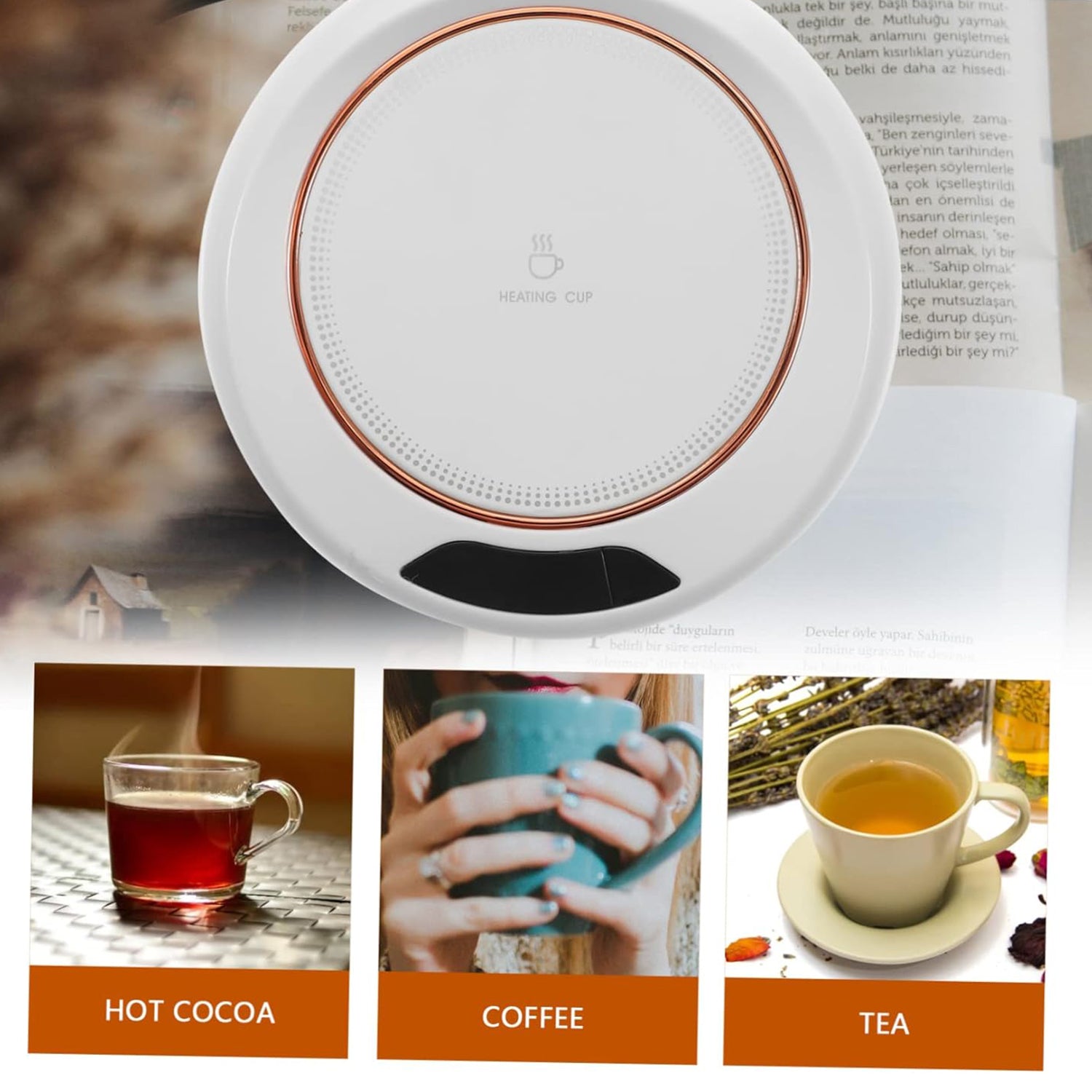 Portable Cup Heater Coffee Mug Warmer