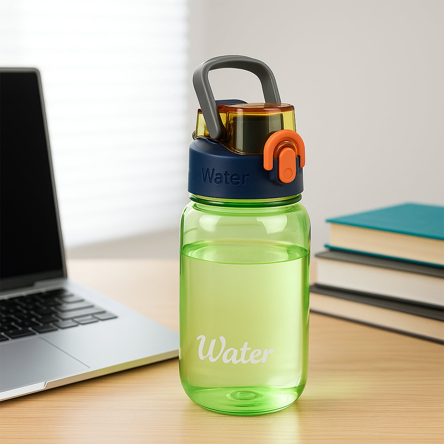 Green Leak-proof Portable Fruit Infuser Water Bottle