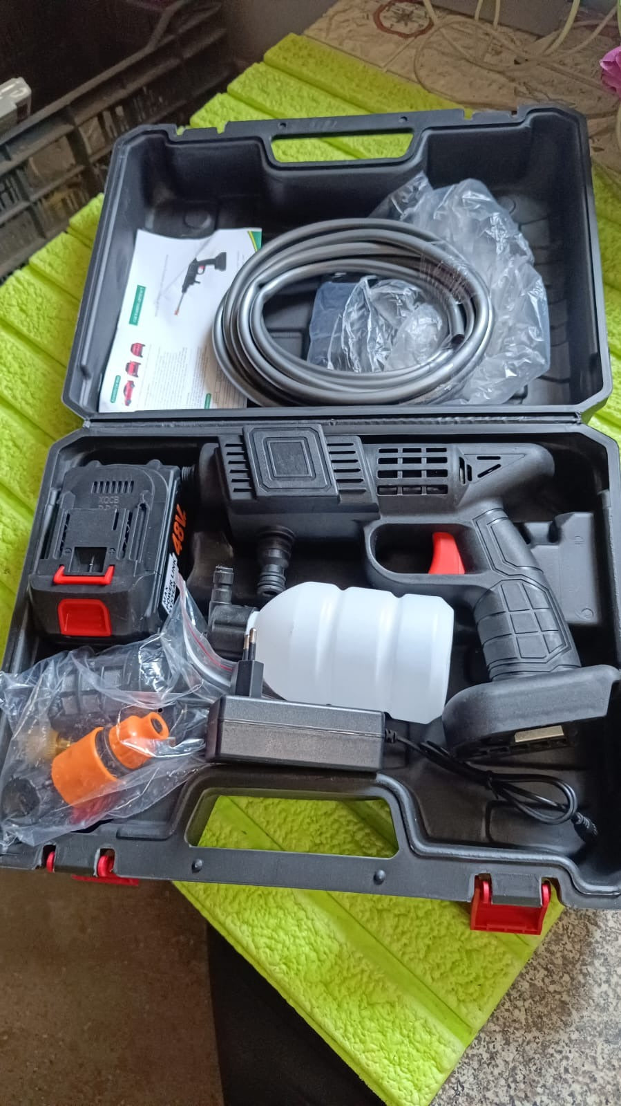 48v Car Washing Kit Portable Pressure Washer Gun (Type 1- Single Battery)